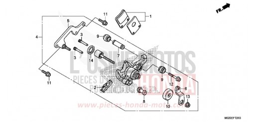 MACHOIRE DE FREIN DE PARKING NC700SDD de 2013